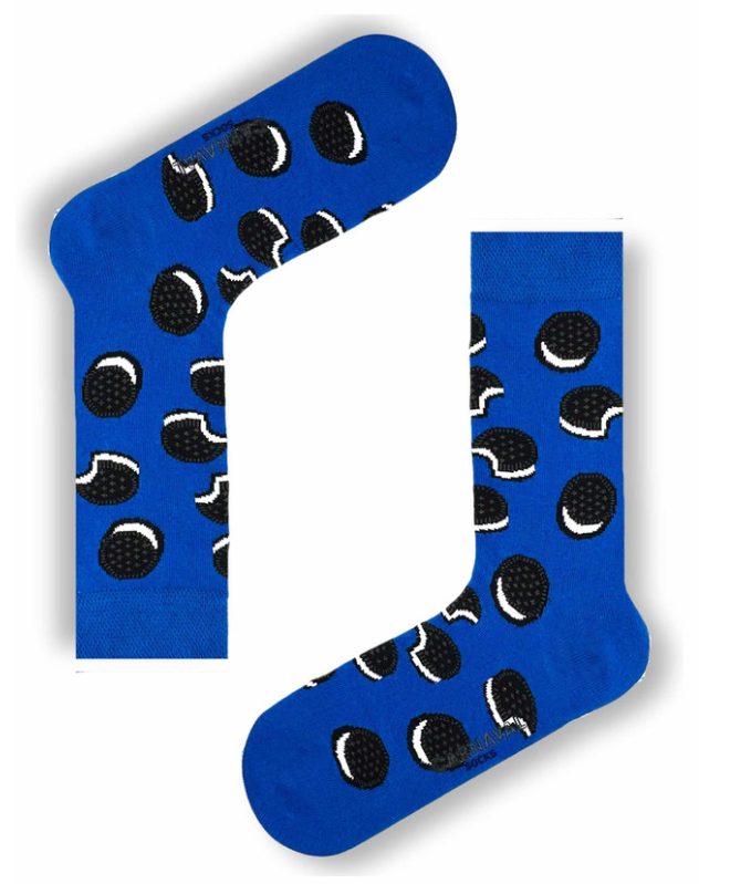 Cookies & Cream Blue Socks (Women's)