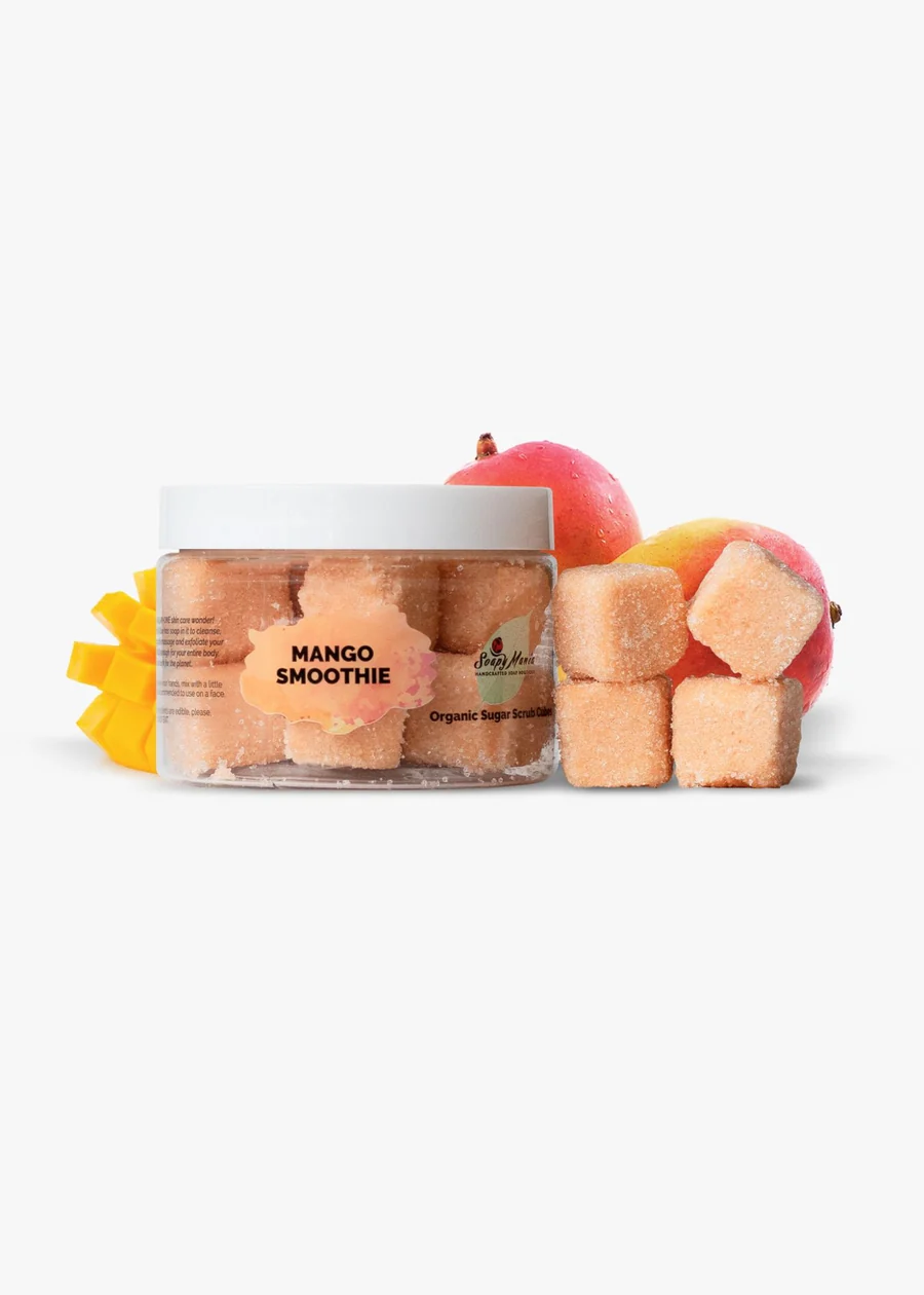 Mango Smoothie Organic Sugar Scrub Cubes