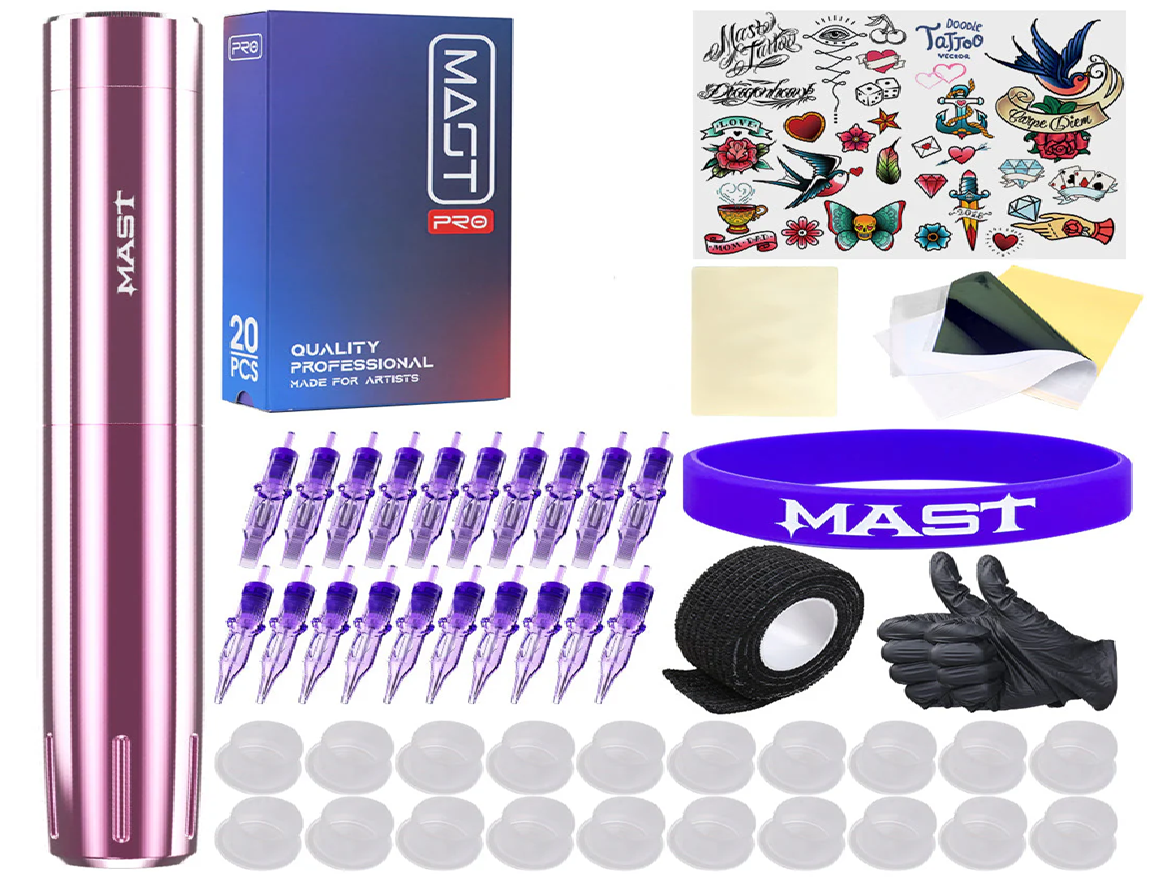 Mast Tour Y22 Wireless Tattoo Machine Professional Package