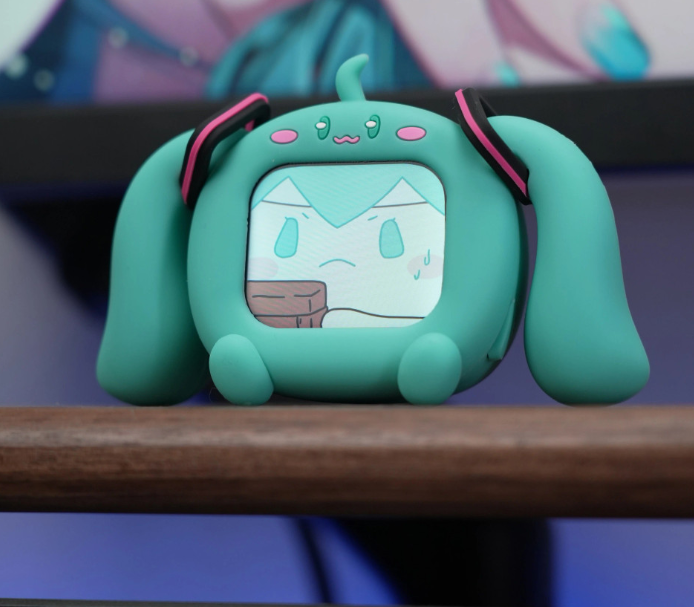 BilibiliGoods x Hatsune Miku Cube Face LCD Screen Special Edition Wireless Bluetooth Earbuds