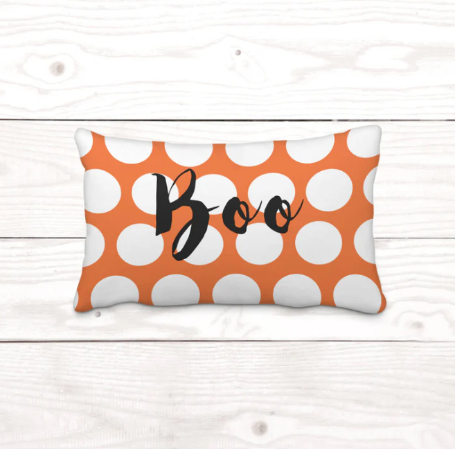 Boo—Rectangle Pillow Cover