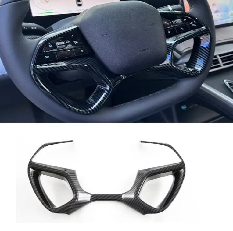 LHD RHD For BYD Sealion 7 Sea lion 07 EV 2024 2025 Car Steering Wheel Trim Decoration