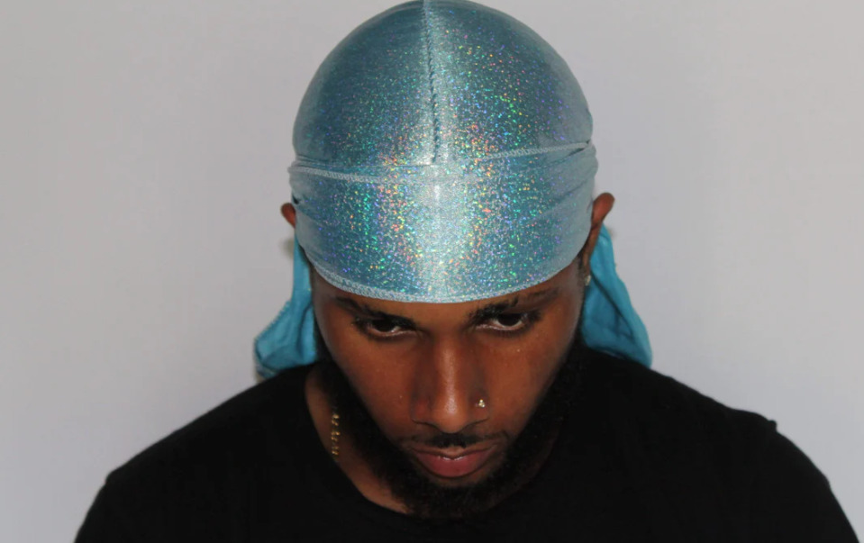 Baby Blue Hologram Durag