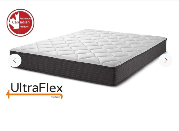 UltraFlex INSPIRE Orthopedic Luxury Gel Memory Foam, Optimal Comfort, Breathable, Eco—friendly Mattress (Made in Canada)